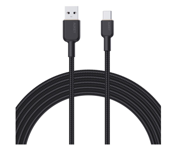 Aukey Kabel USB-A - USB-C 2.0 QC 60W 1,8m w oplocie - 1220115 - zdjęcie 2